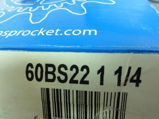 Martin 60BS22-1-1/4; Sprocket; # 60; 1-1/4"ID; 22Teeth