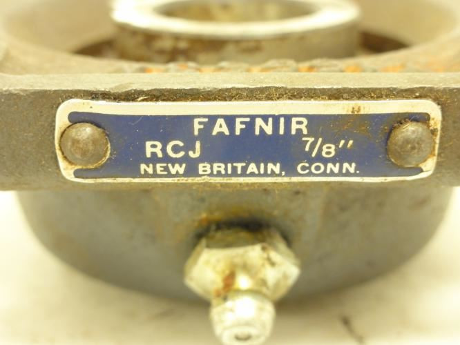 Fafnir RCJ7/8; Flange Bearing 7/8"ID; 4-Bolt; No Collar