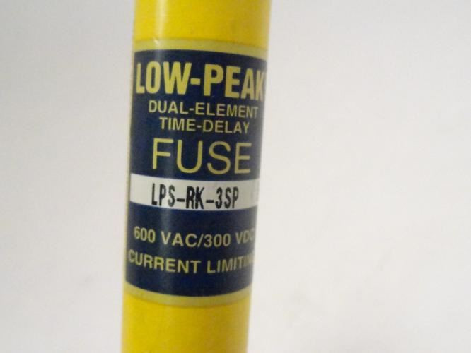 Bussmann LPS-RK-3SP; Fuse; 3 Amp; 600VAC
