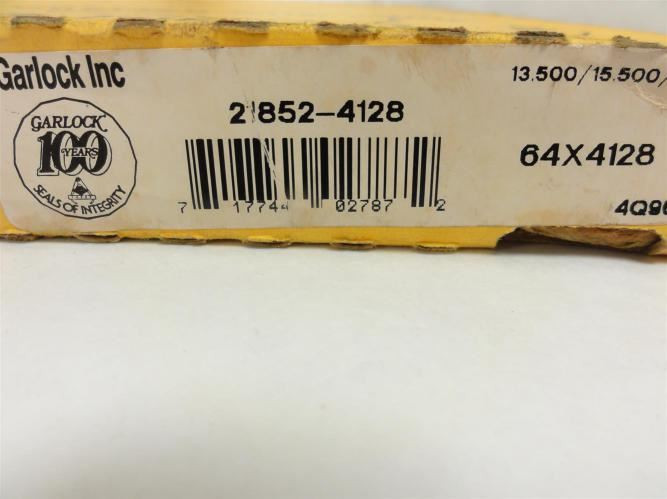 Garlock  21852-4128; Seal 13-1/2"ID x 15-1/2"OD x 0.57"W