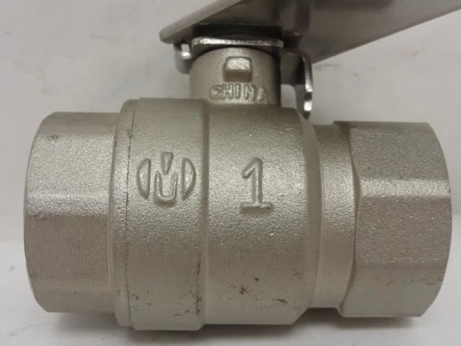 China MDL-UNKN-149236; Inline Ball Valve; SS; 1 FNPT; 600WOG