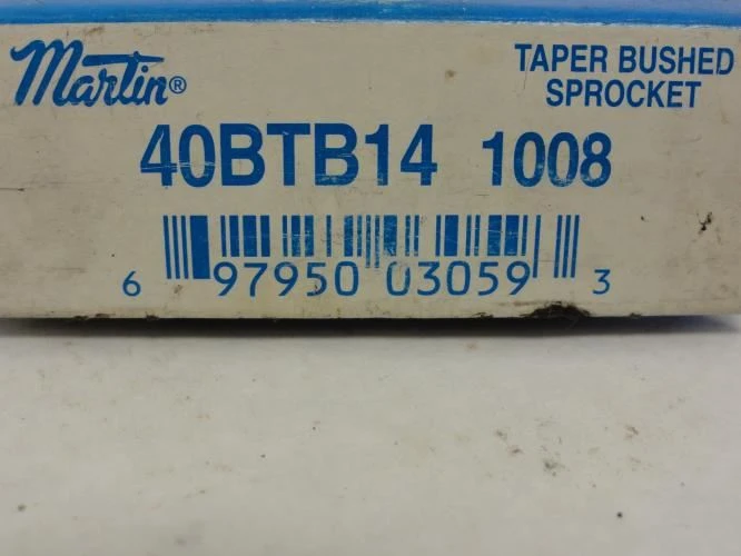 Martin 40BTB14-1008; Bushed Sprocket # 40; 14Teeth