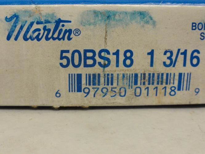 Martin 50BS18-1-3/16; Sprocket # 50; 18Teeth; 1-3/16"ID