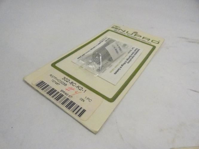 Nupro 302-8C-K2-1; Check Valve Spring; 1psi cracking