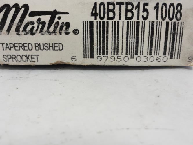 Martin 40BTB15-1008; Bushed Sprocket # 40; 15Teeth