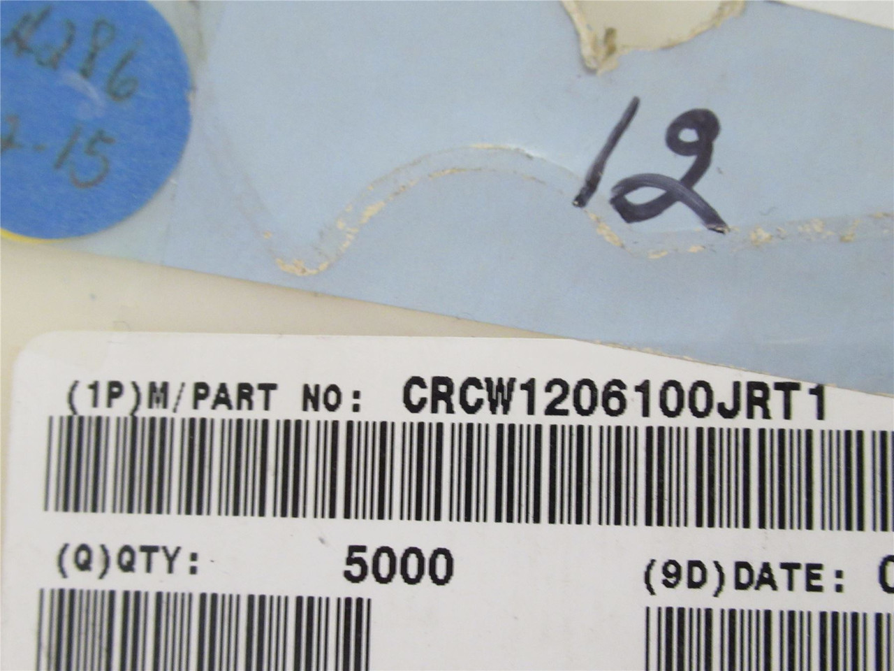 Vishay CRCW1206100JRT1; Lot-4100 Chip Resistor 10ohm 1/8W 5%