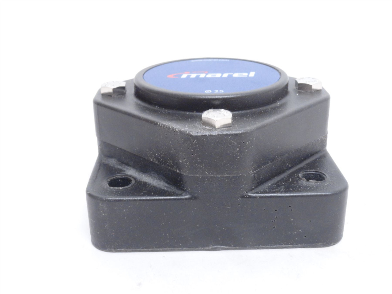 Marel 4266243; Capped Flange Bearing; 25mmID; 4-Bolt