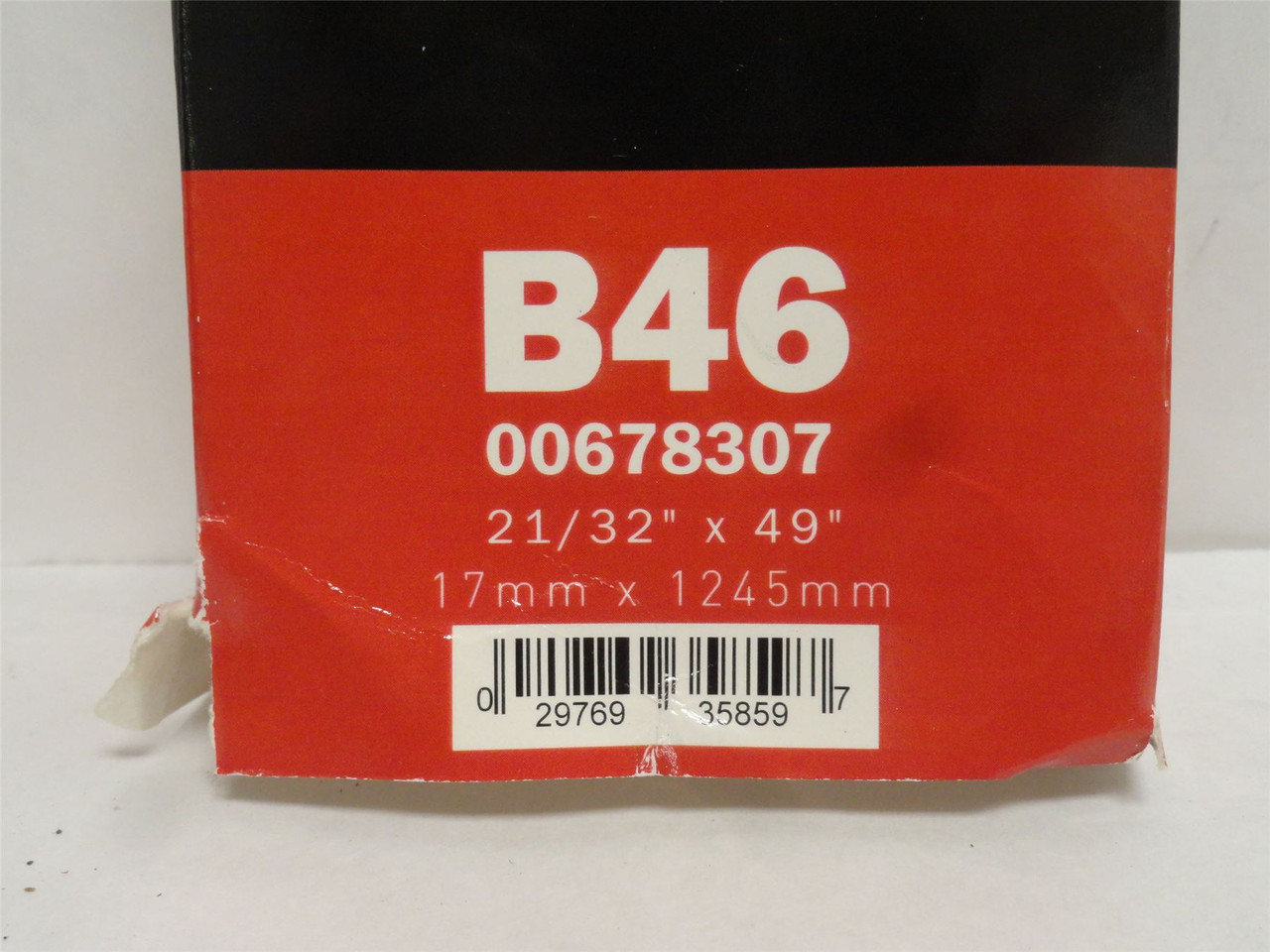 Gates B46; V-Belt Pulley; 49" Long x  21/32" Top Width