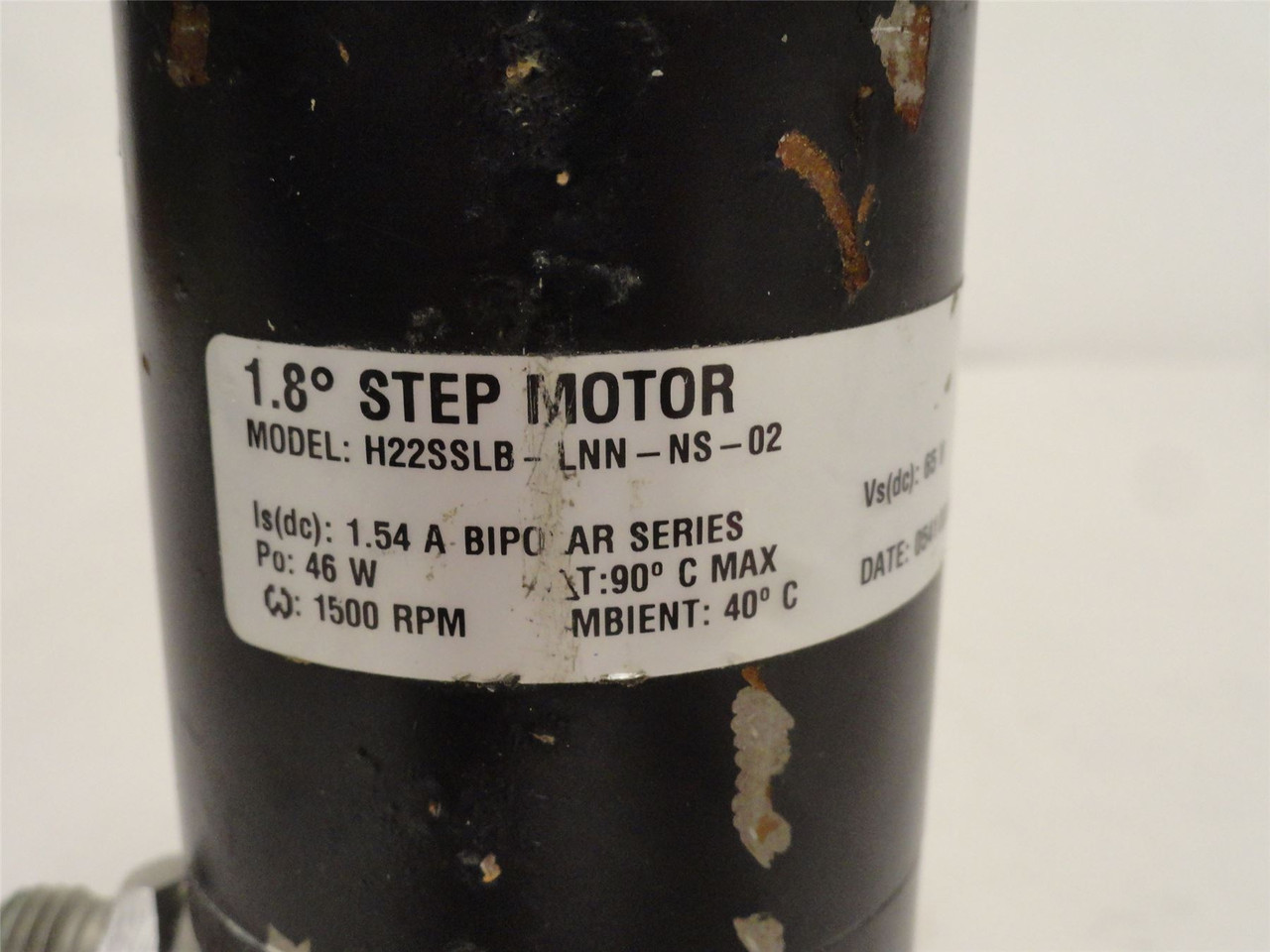 Pacific Scientific H22SSLB-LNN-NS-02; Stepper Motor 1.8Deg; 46 Watt