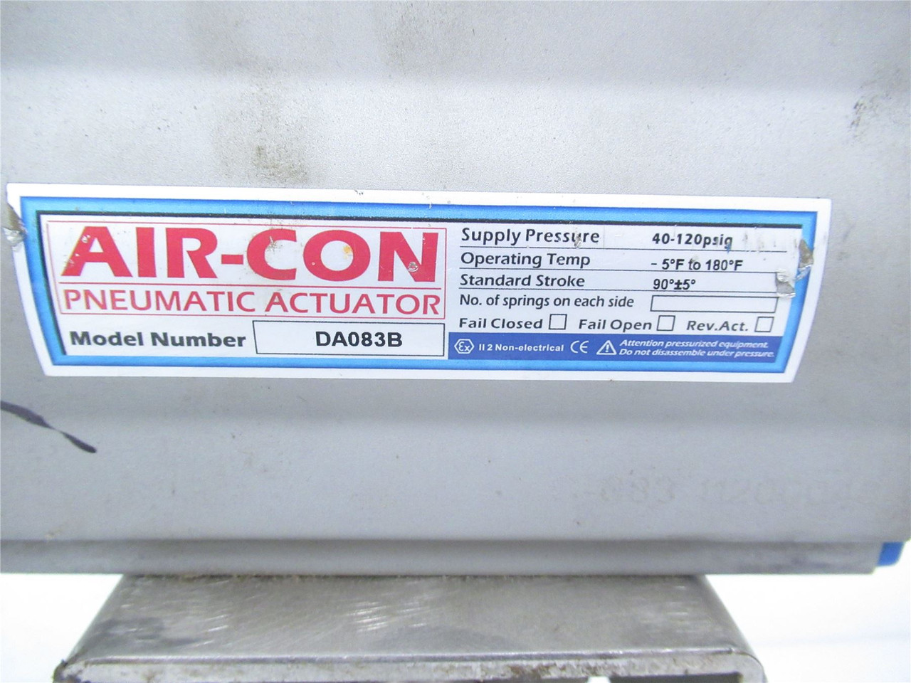 Air-Con DA083B; Ball Valve 2" w/Actuator