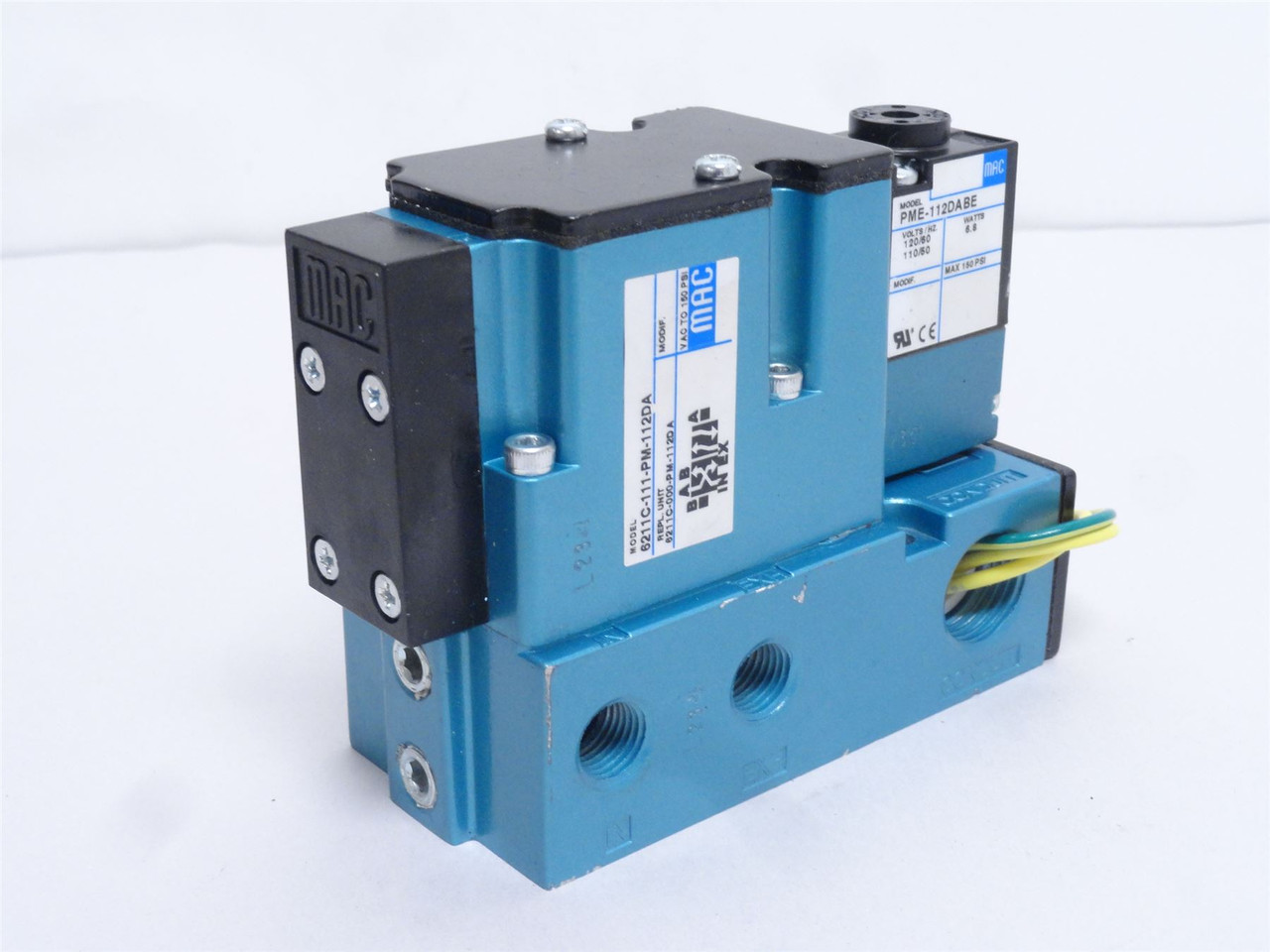 MAC 6211C-111-PM-112DA; Solenoid Valve; 0-150PSI; 4/2