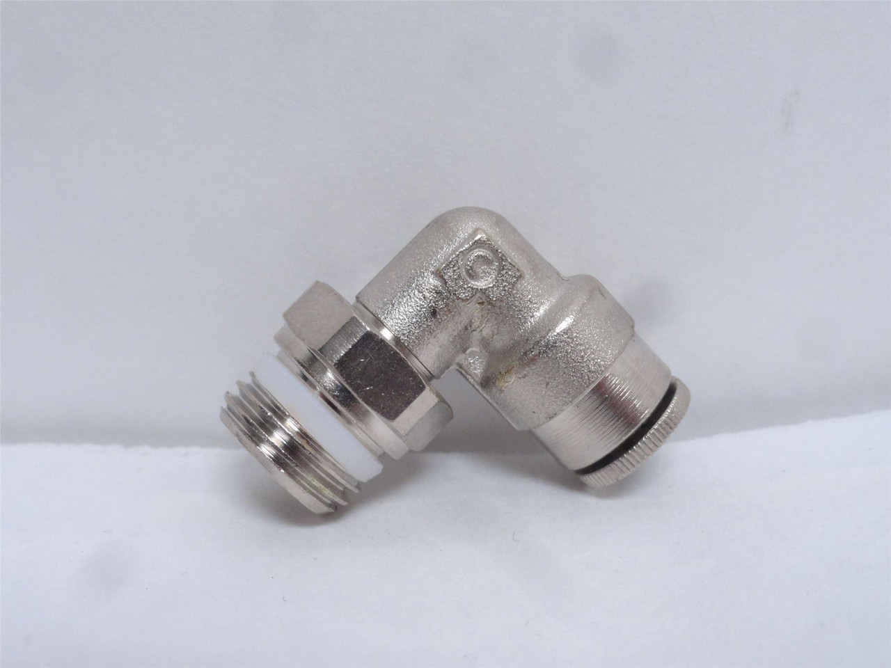 MFG- 169PLM-6M-4G; Nickle Plate Brass Elbow 6mm PTC x 1/4BSPP