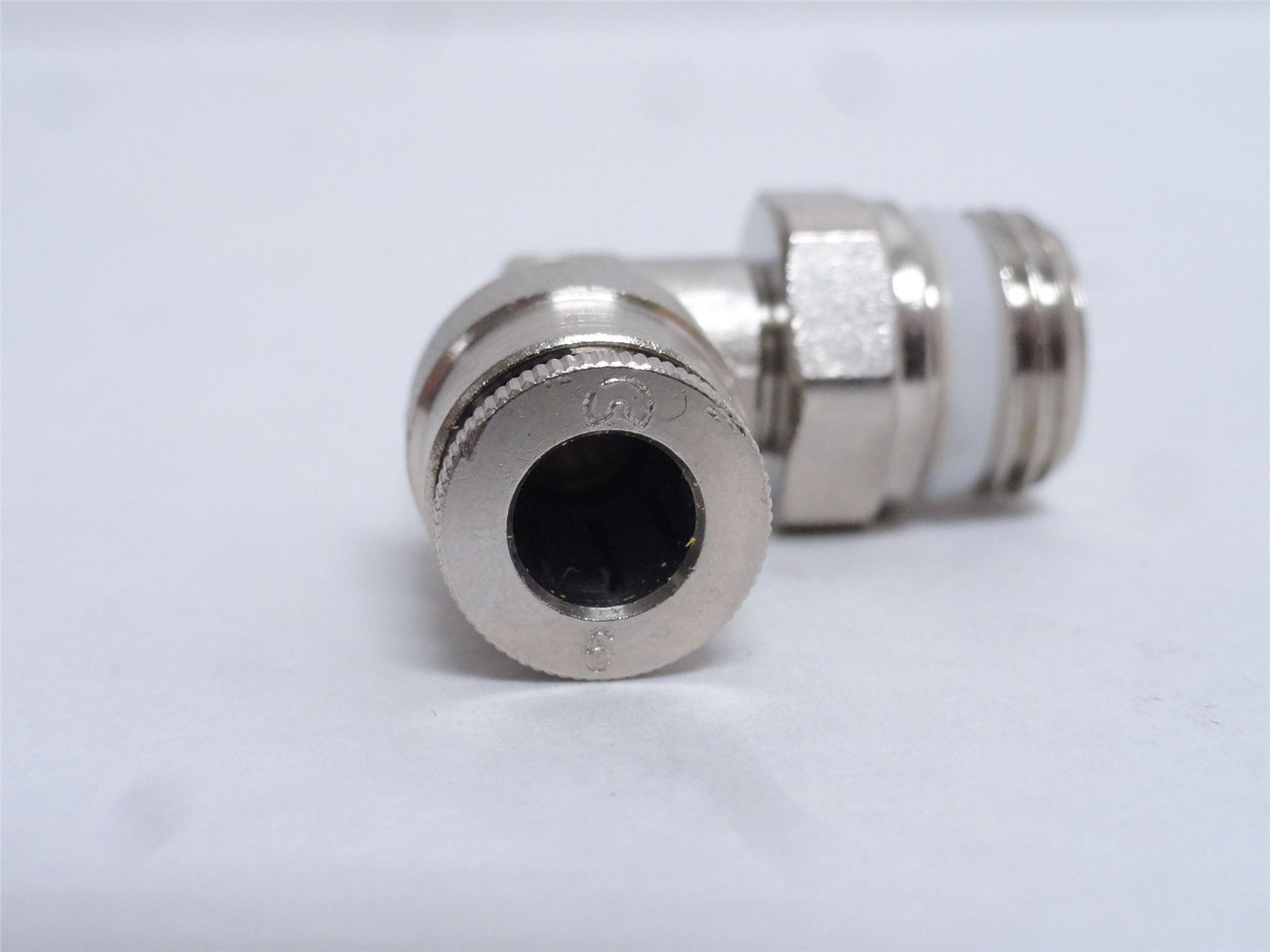 MFG- 169PLM-6M-4G; Nickle Plate Brass Elbow 6mm PTC x 1/4BSPP