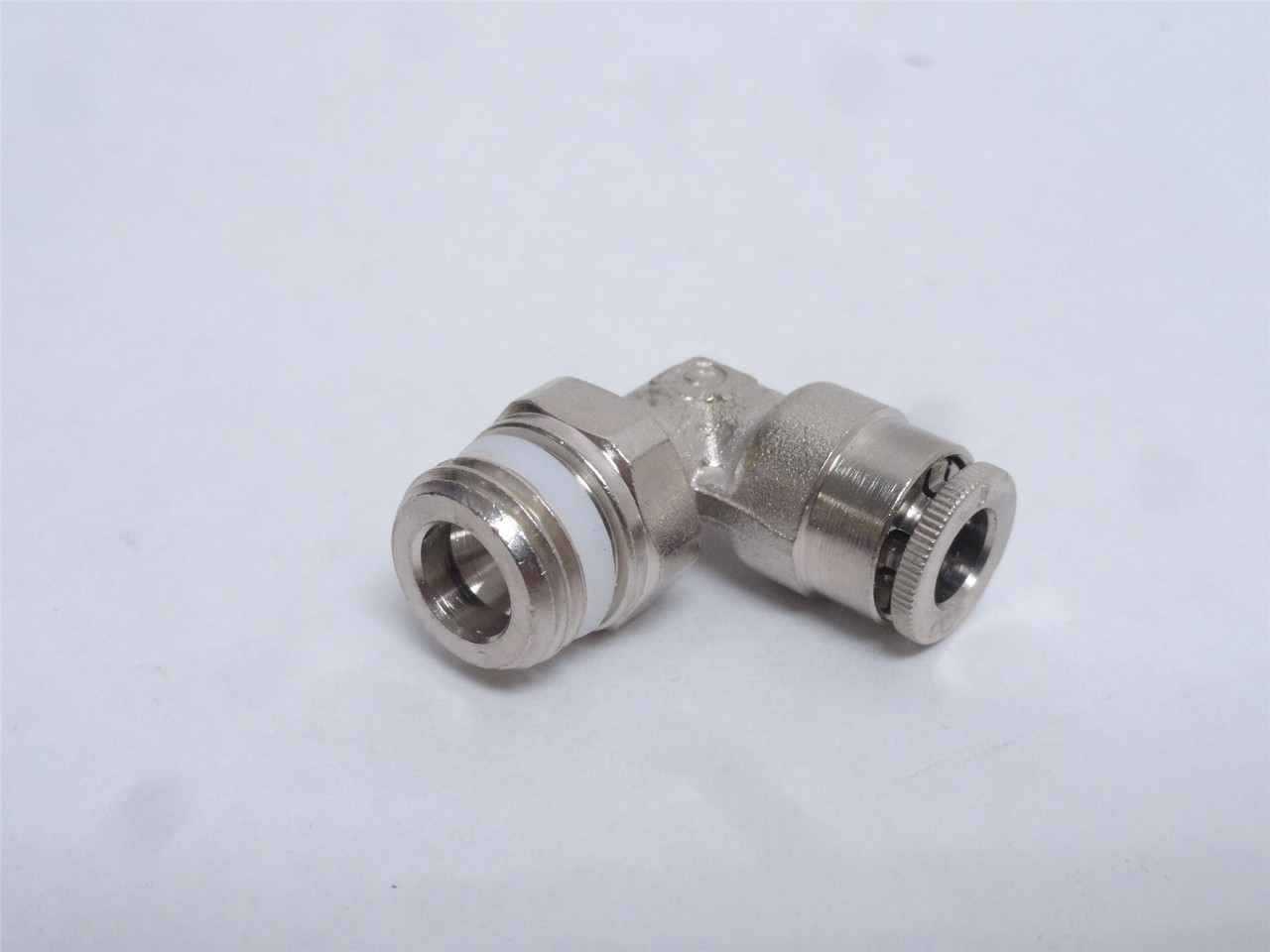 MFG- 169PLM-6M-4G; Nickle Plate Brass Elbow 6mm PTC x 1/4BSPP