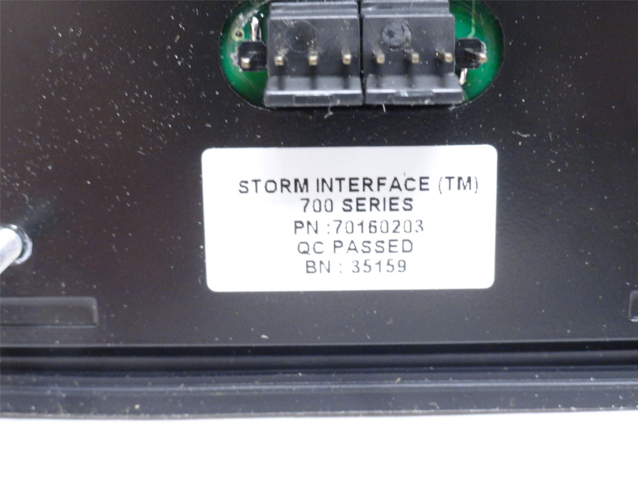 Storm Interface 70160203; Keypad Sealed Black Rubber w/16 Key