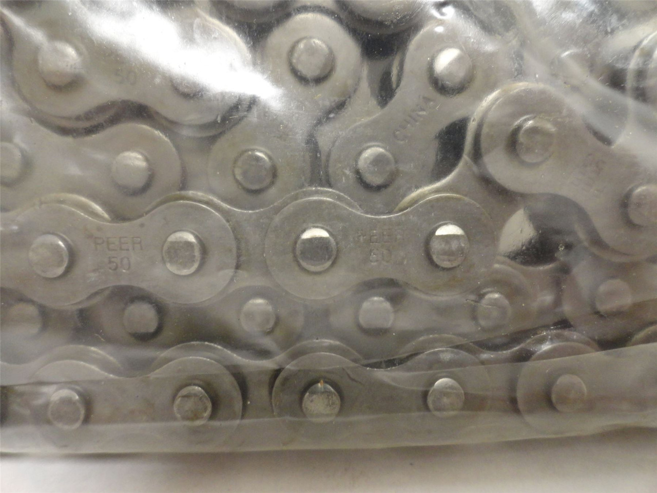 Peer 50RX10FT; Single Strand Roller Chain #50; 10' Long