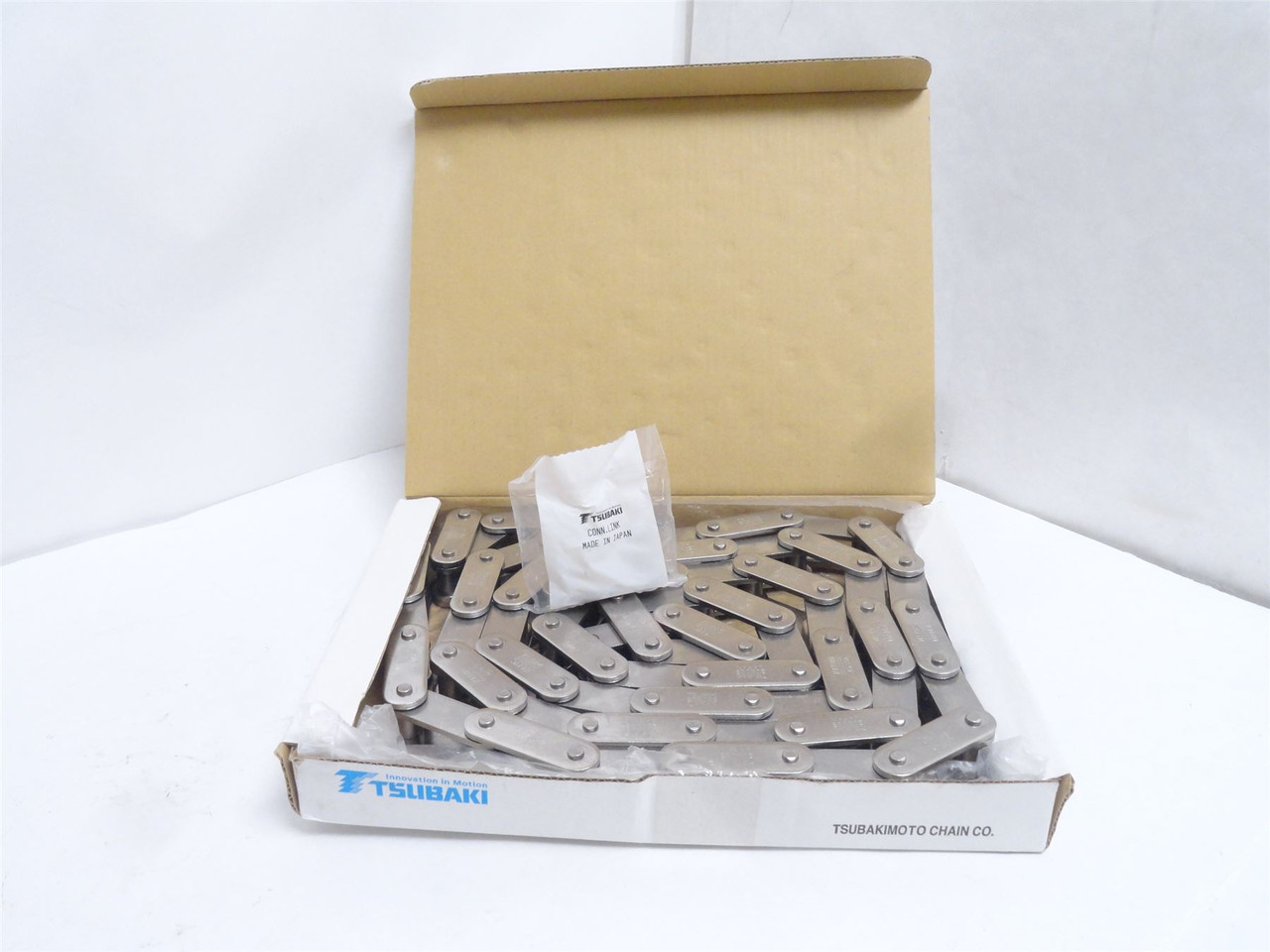 Tsubaki RF2080S-SS-U; Double Pitch Chain; SS; #80; 10' Long