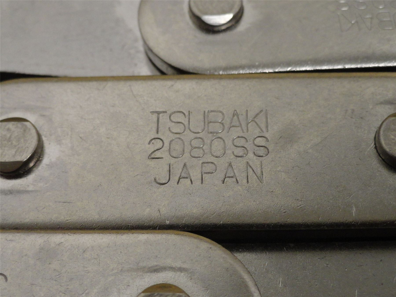 Tsubaki RF2080S-SS-U; Double Pitch Chain; SS; #80; 10' Long