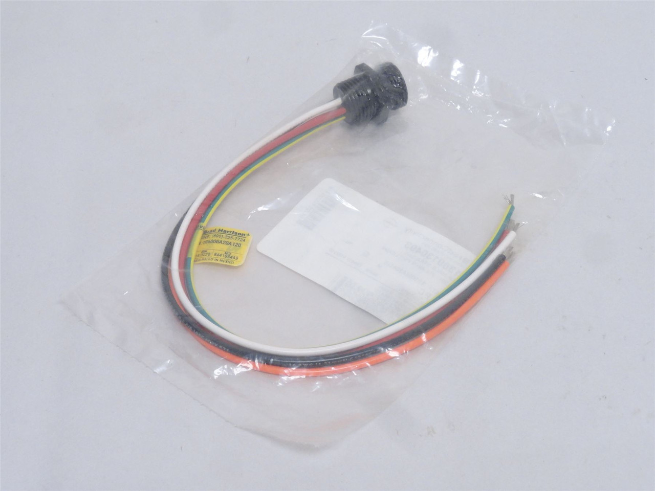 Woodhead 1300130493; Circular Cable Plug Assembly; 5-Pos; 12"