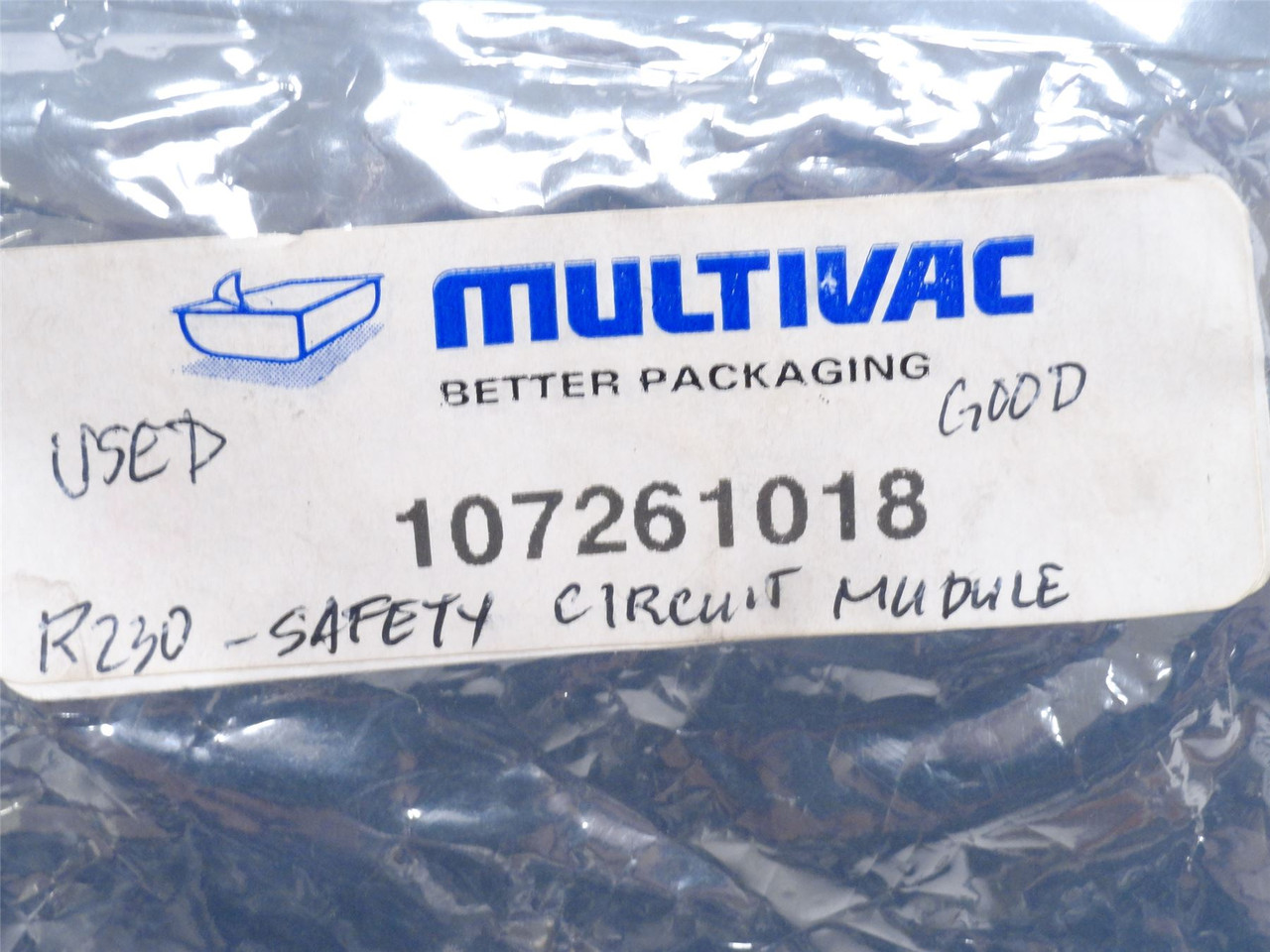 Multivac 107261018; Relay Strip; L1/154;B1/69