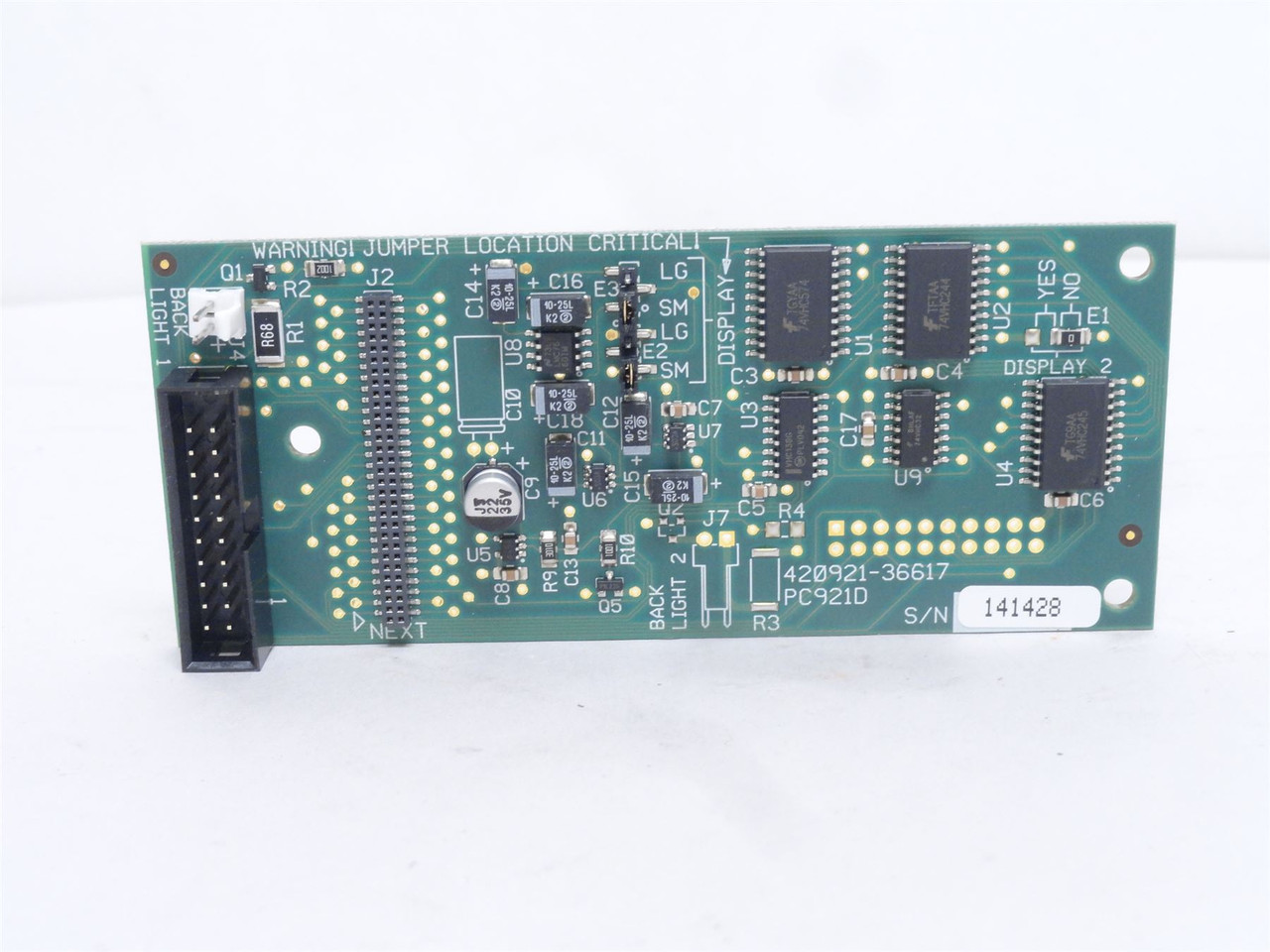 GSE 420921-36617; PC Controller/Jumper Board