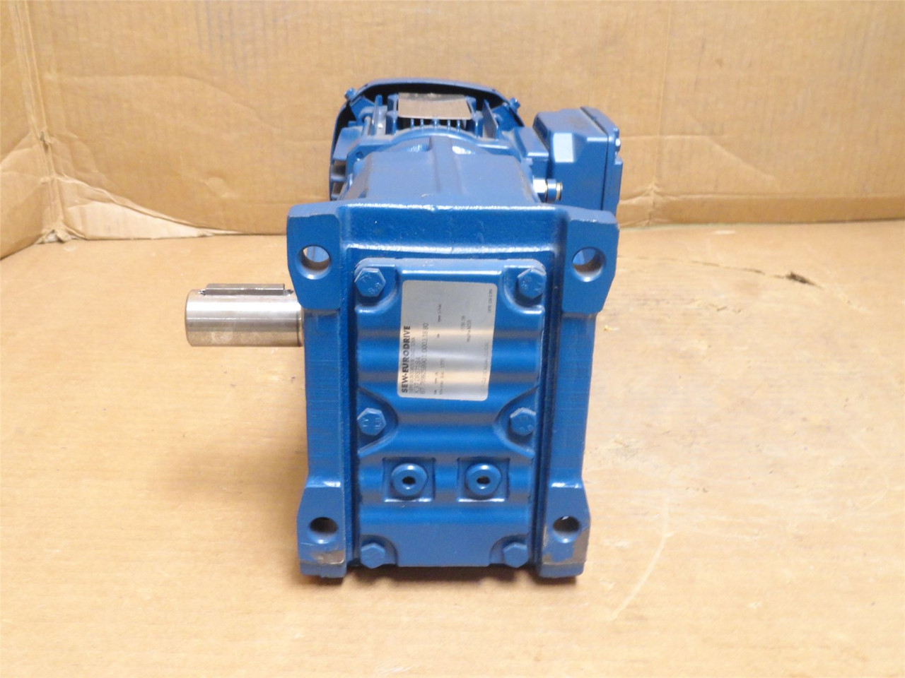 SEW K37DRS71S4; AC Gear Motor; 106:1 Ratio; 1/2HP; 230/460V