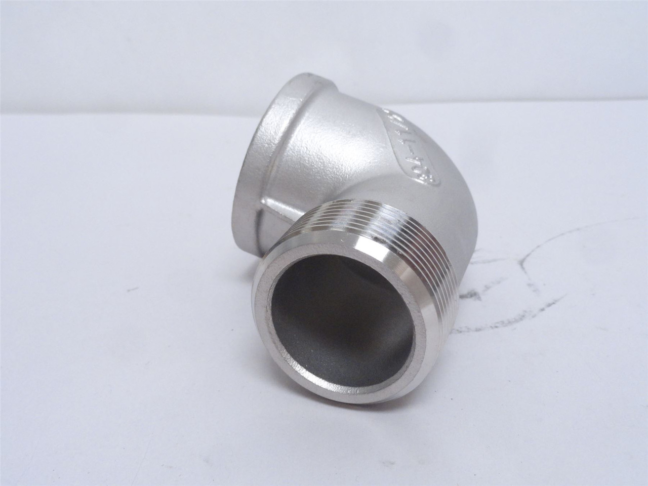 Industry-Std 1LTW1; Street Elbow; 90Deg; SS-304; 1-1/2NPT