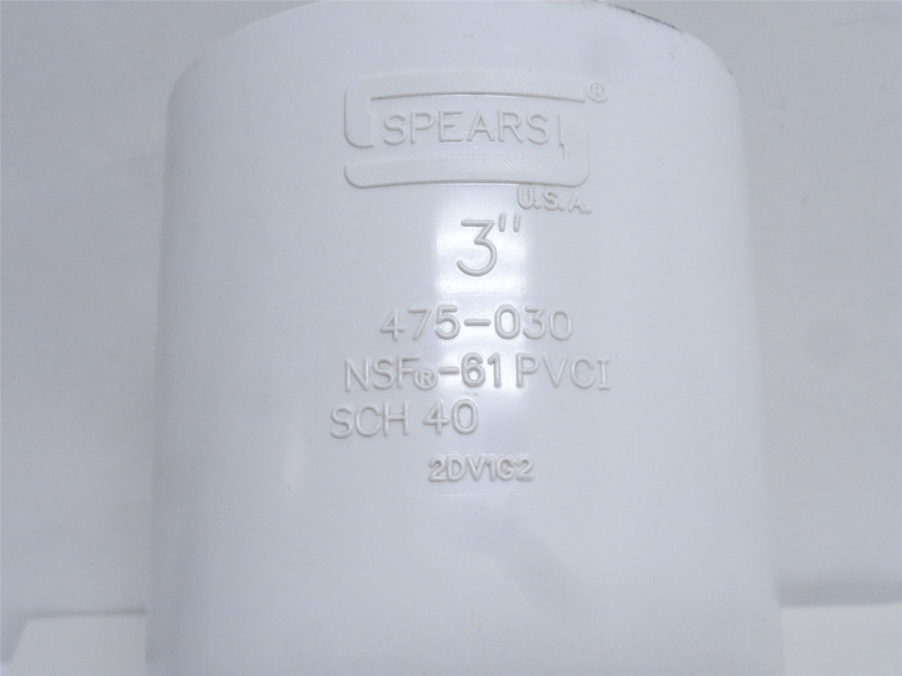 Spears 475-050; Wye Pipe Fitting; 3" Slip; Sch: 40 PVC