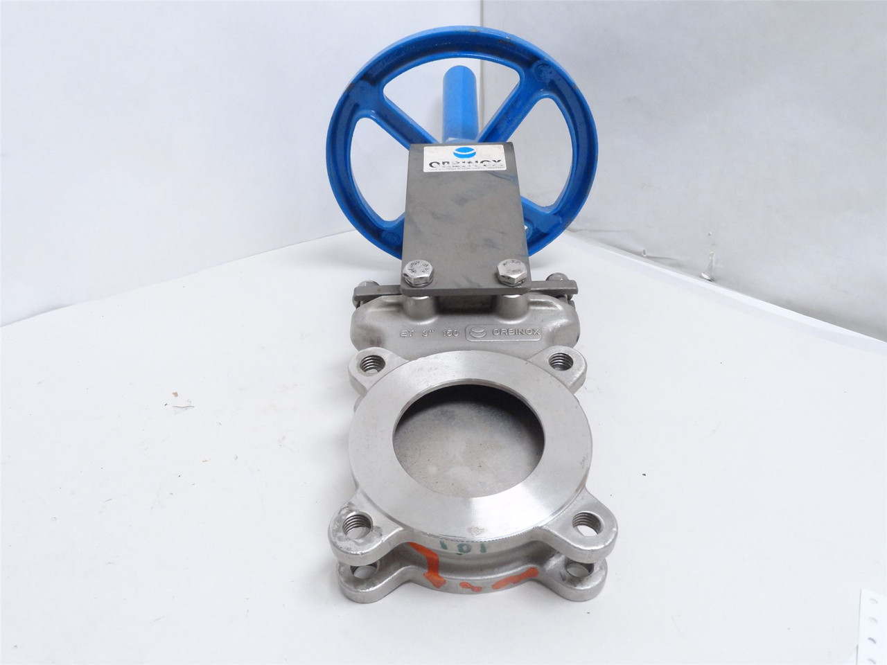 Orbinox 20-3636MI-3; Knife Gate Valve; SS-316; Size: 3"