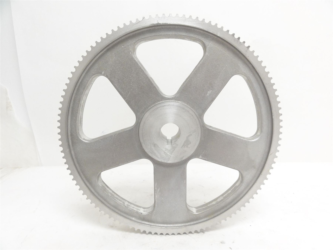 Marel 21062; Aluminum Pulley; 25mmID; 11-1/8"OD; 112 Teeth