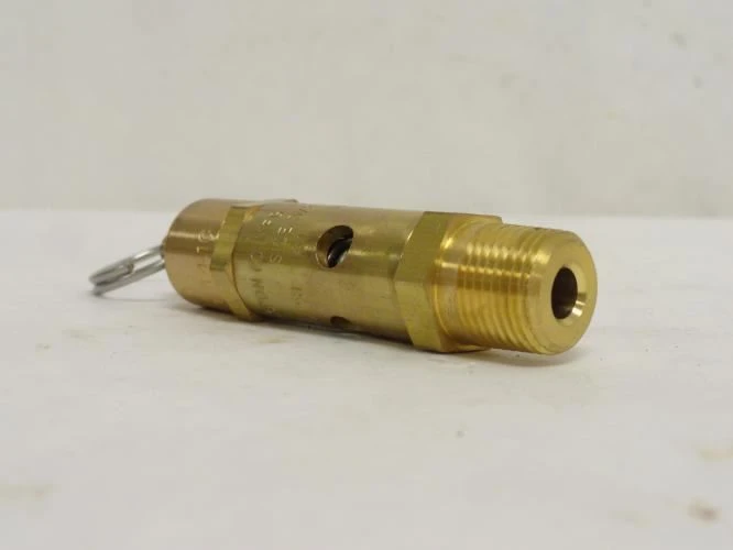 Kingston 115-3/8; Pop Safety Valve; Brass; 3/8 MNPT; Set@040Psi
