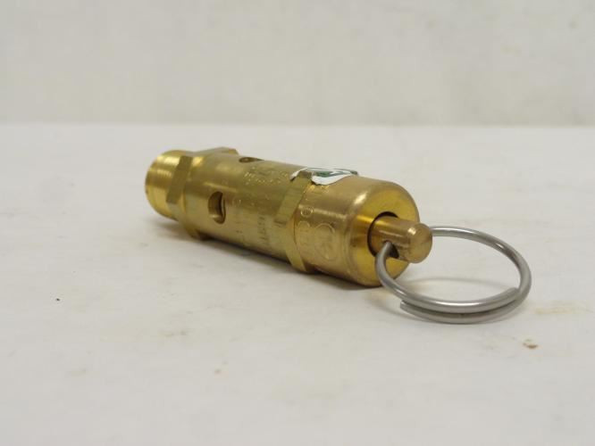 Kingston 115-3/8; Pop Safety Valve; Brass; 3/8 MNPT; Set@040Psi