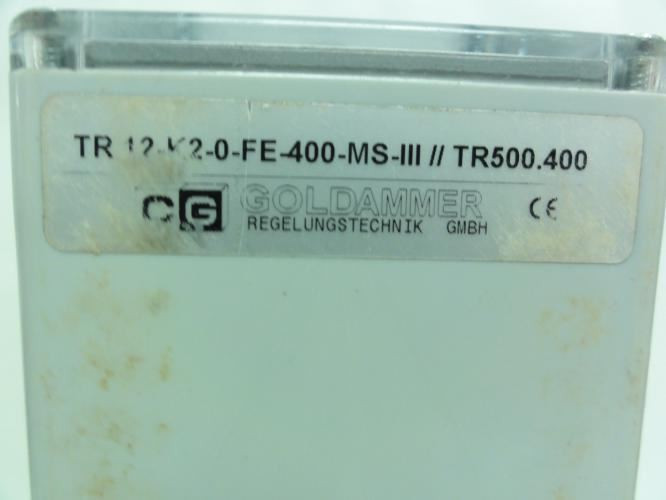 Goldammer TR12-K2-0-FE-400-MS-III; Temperature Regulator