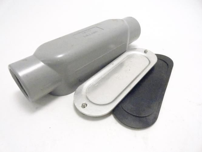 Killark OC-3; Conduit Body w/cover; 1" Hub Size