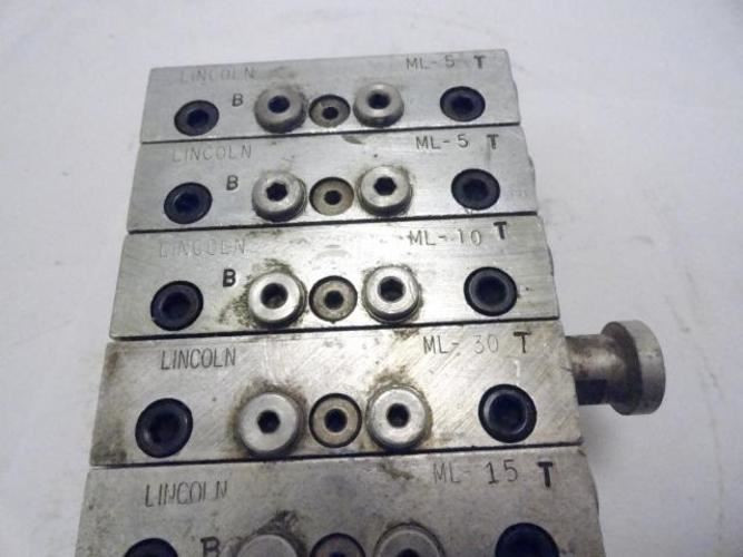 Lincoln ML-7; Valve; 2(ML-5T); 1(ML-10T); 1(ML-30T) ML-15T ML-10T