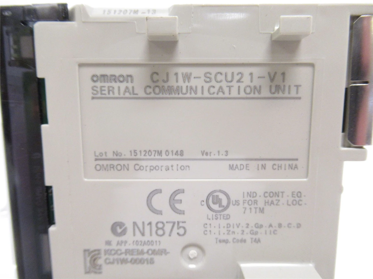 Omron CJ1W-SCU21-V1; PLC Expansion Module Bus Unit