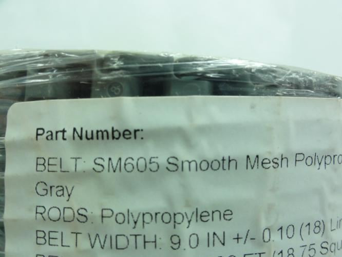 Habisat SM605-10x9; Smooth Mesh Belt; 10' Length; 9" Width