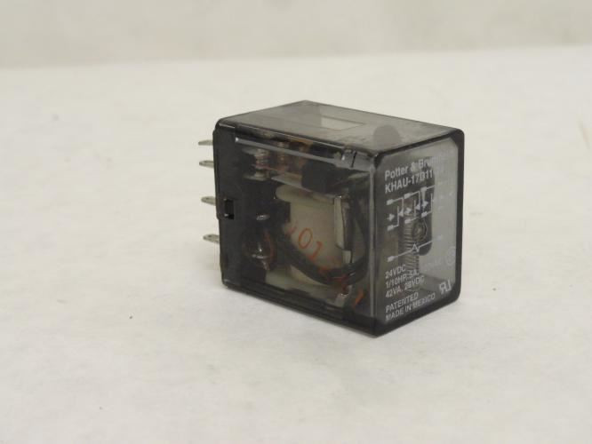 Potter&Brumfield KHAU-17D11-24; Relay; 5A; 120VAC; Coil: 24VDC