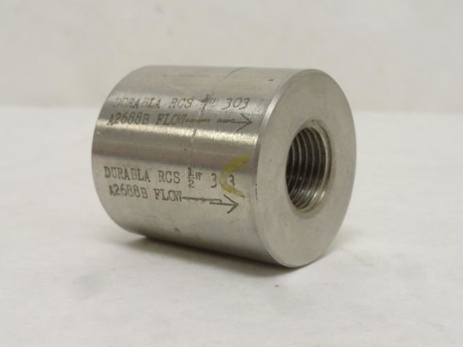 Durabla A2688B; Reducing Adapter; SS-303; 1 x 1/2 FNPT