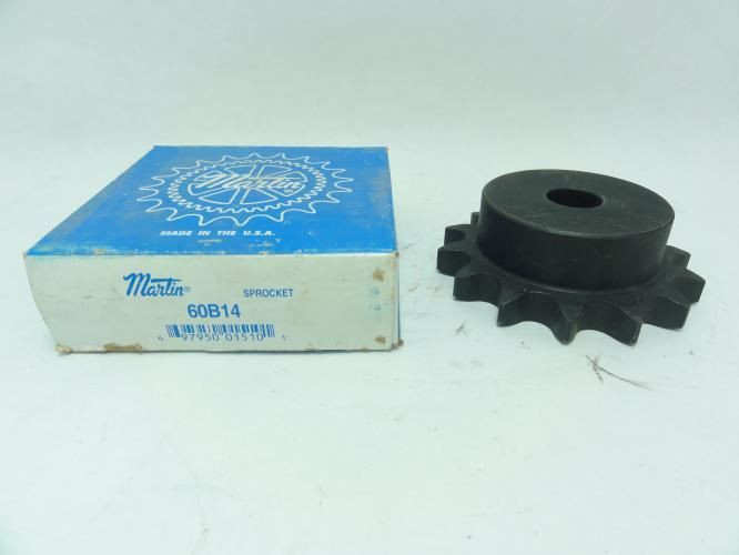 Martin 60B14-3/4; Sprocket # 60 14T 3/4"ID