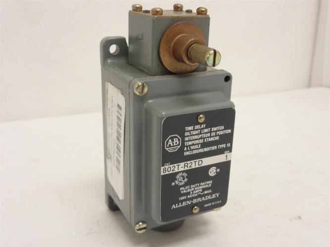Allen-Bradley 802T-R2TD; Time Delay Limit Switch 3A 120VAC