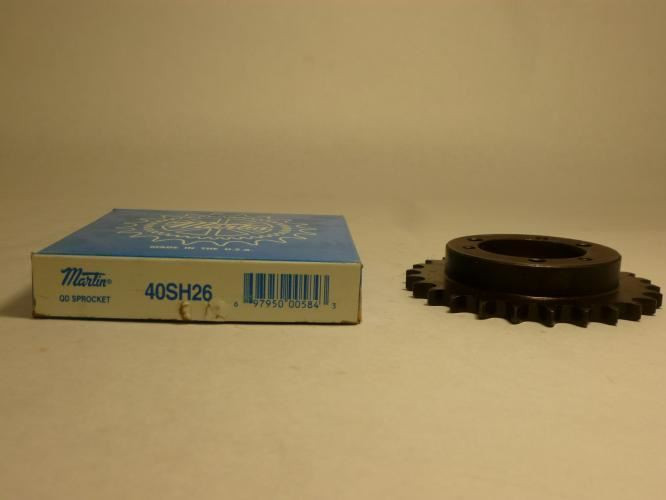 Martin 40SH26; Bushed Sprocket # 40 26T
