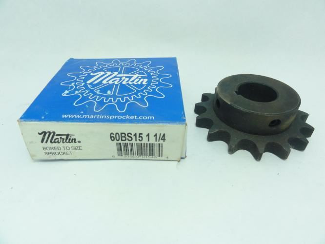 Martin 60BS15-1-1/4; Sprocket # 60 15T 1-1/4"ID