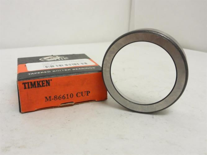 Timken M-86610; Bearing Cup; 2-17/32" OD; Cup Width: 0.6563"