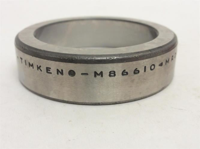 Timken M-86610; Bearing Cup; 2-17/32" OD; Cup Width: 0.6563"
