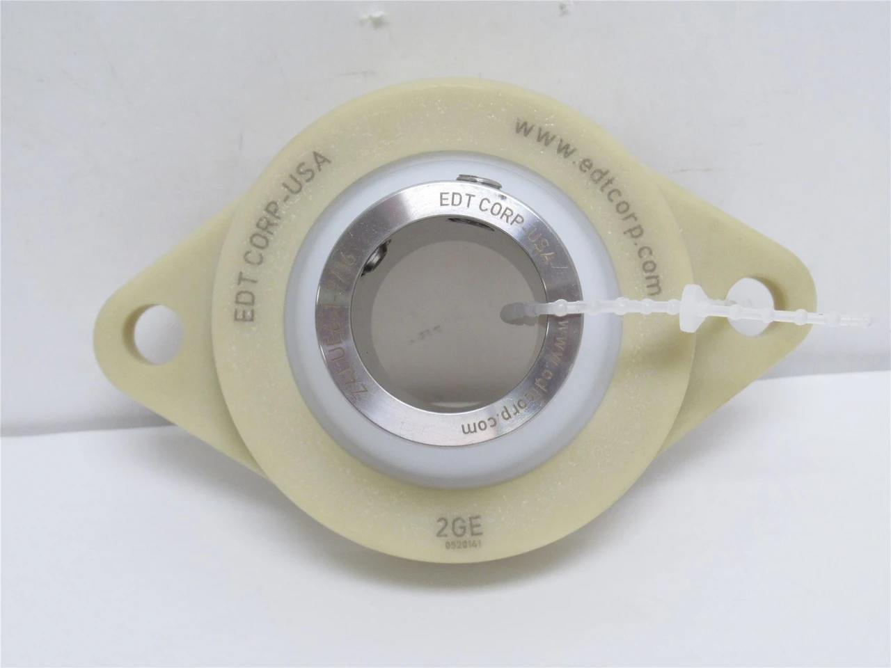 EDT PA2GE7-1 7/16; Poly Flange Bearing; 1-7/16"ID; 2-Bolt
