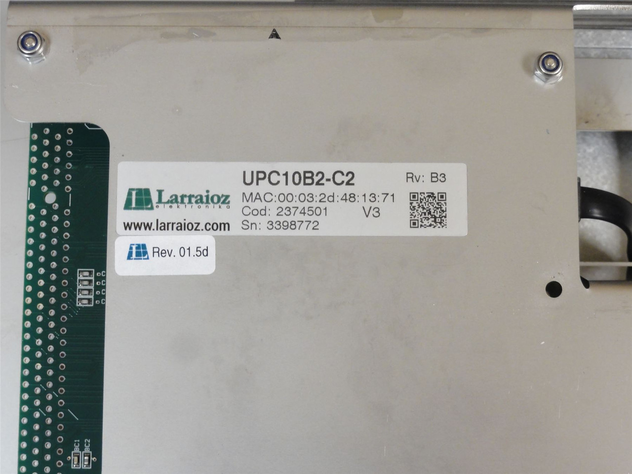 LARRAIOZ UPC10B2-C2; Operator Interface Panel; 10.5" Screen