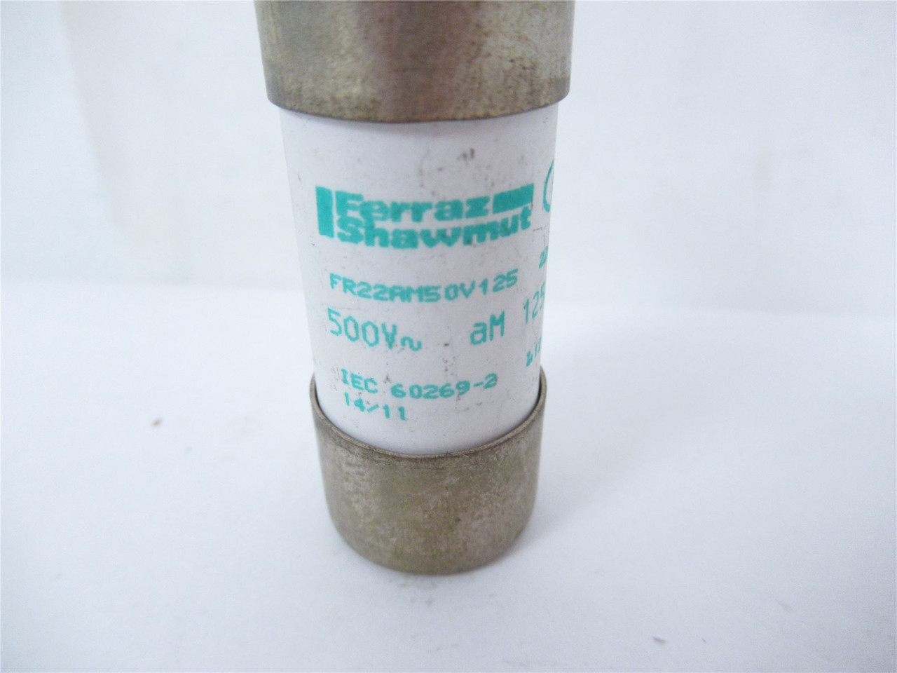 Ferraz-Shawmut FR22AM50V125; Fuse 125A 500VAC Size22x58IEC