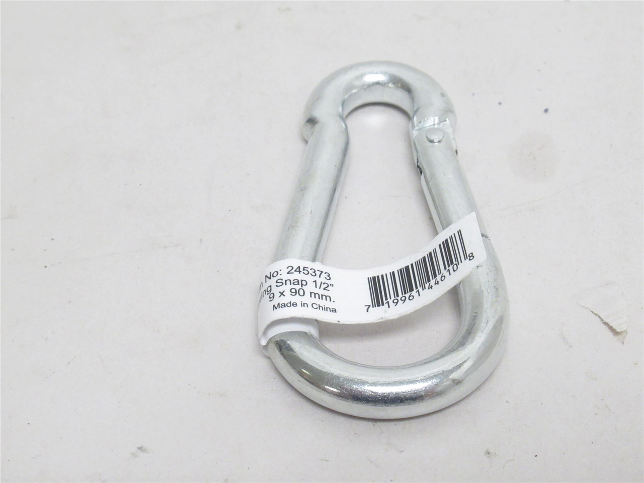 Koch 245373; Lot-2 Zinc-Plated Cast Aluminum Spring Snaps