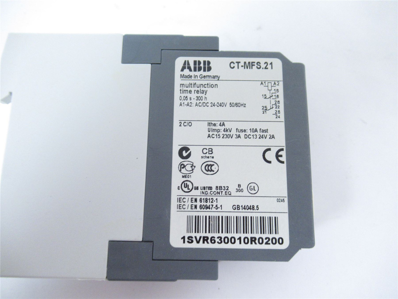 ABB CT-MFS.21; Time relay; multifunction 2c/o 24-240V AC/DC